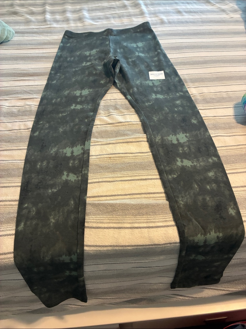 Old Navy Women's Dark Green Tie-Dye Jeggings